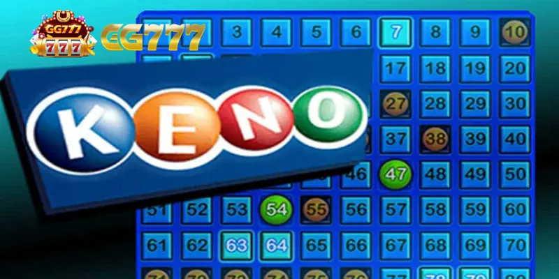 Instructions for playing Keno lottery at GG777