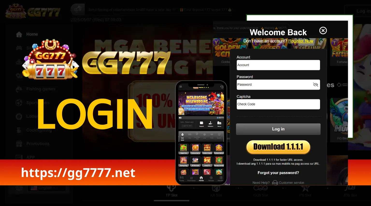 GG777 Login - Effective Account Access Guide